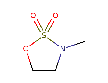 Molecular Structure of 1201897-41-7 (3-Methyloxathiazolidine 2,2-dioxide)