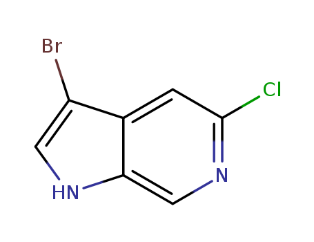 3-Bromo-5-chloro-1H-pyrrolo[2，3-c]pyridine