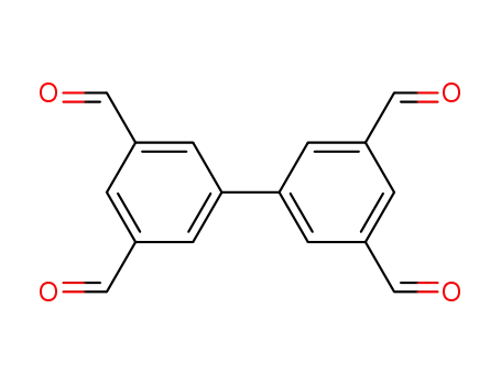 Molecular Structure of 150443-85-9 (biphenyl-3,3',5,5'-tetracarbaldehyde)
