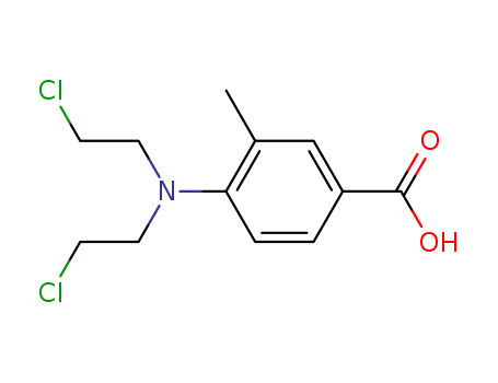 4-[Bis(2-chloroethyl)amino]-m-toluic acid