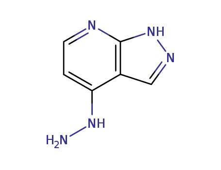 1H-Pyrazolo[3,4-b]pyridine,4-hydrazinyl- cas  49834-59-5
