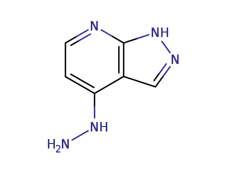 1H-피라졸로[3,4-b]피리딘, 4-히드라지닐-