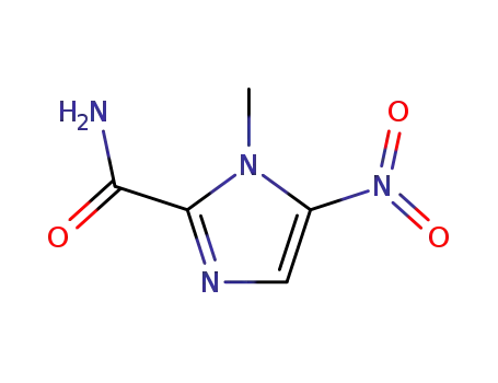 Molecular Structure of 1615-57-2 (1-methyl-5-nitro-1H-imidazole-2-carboxamide)