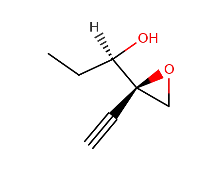 Molecular Structure of 163259-76-5 (D-threo-Pentitol, 1,2-anhydro-4,5-dideoxy-2-C-ethynyl- (9CI))