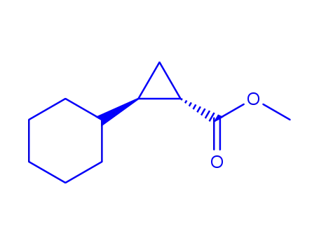 Molecular Structure of 93257-18-2 (2-Cyclohexylcyclopropanecarboxylic acid methyl ester)