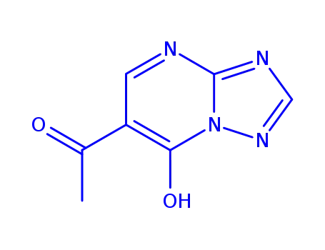 Molecular Structure of 932736-65-7 (1-(7-Hydroxy[1,2,4]triazolo[1,5-a]pyrimidin-6-yl)-ethanone)