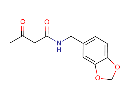 Butanamide,N-(1,3-benzodioxol-5-ylmethyl)-3-oxo-