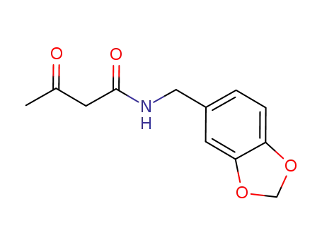 Molecular Structure of 16386-35-9 (n-piperonylacetoacetamide)