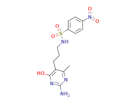 N-[3-(2-amino-4-methyl-6-oxo-3H-pyrimidin-5-yl)propyl]-4-nitro-benzenesulfonamide cas  17415-62-2