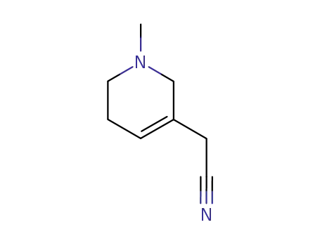 Molecular Structure of 143924-17-8 (3-Pyridineacetonitrile,1,2,5,6-tetrahydro-1-methyl-(9CI))