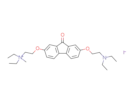1-({7-[2-(diethylamino)ethoxy]-9-oxo-9H-fluoren-2-yl}oxy)-3-ethylpentan-3-aminium iodide