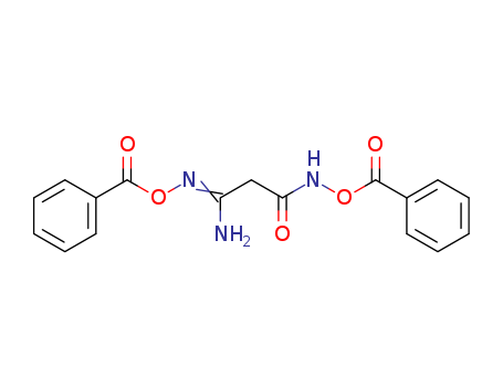 Hydroxylamine,O-benzoyl-N-[[(benzoyloxy)amidino]acetyl]- (7CI) cas  93332-67-3