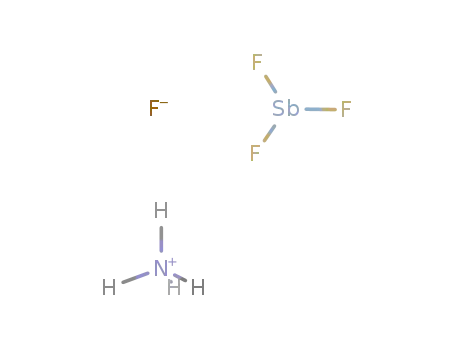 Molecular Structure of 14972-90-8 (AMMONIUM TETRAFLUOROANTIMONITE)