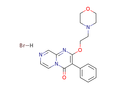 2-(2-morpholin-4-ylethoxy)-3-phenylpyrimido[1,2-a]pyrazin-4-onehydrobromide