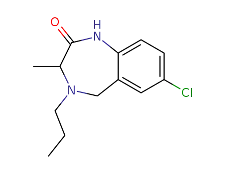7-chloro-3-methyl-4-propyl-1,3,4,5-tetrahydro-2H-1,4-benzodiazepin-2-one