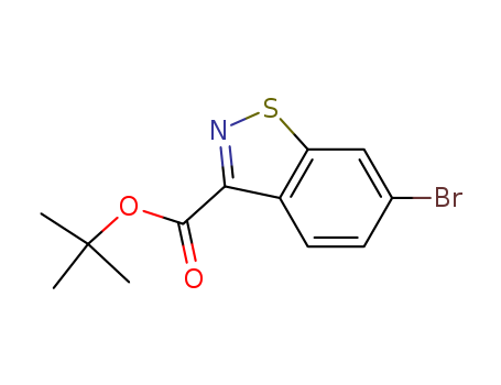 1,2-Benzisothiazole-3-carboxylicacid, 6-bromo-, 1,1-dimethylethyl ester