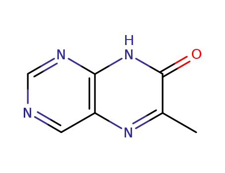 Molecular Structure of 16041-30-8 (6-Methyl-7(8H)-pteridinone)