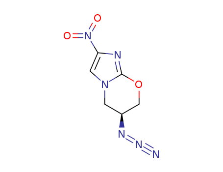 5H-Imidazo[2,1-b][1,3]oxazine,6-azido-6,7-dihydro-2-nitro-, (6S)-