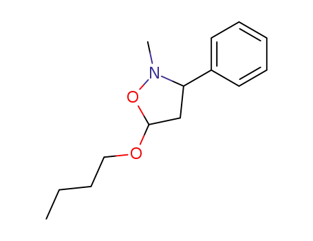 5-Butoxy-2-methyl-3-phenyl-1,2-oxazolidine