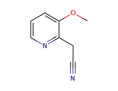 Molecular Structure of 149489-09-8 (2-Pyridineacetonitrile,3-methoxy-(9CI))