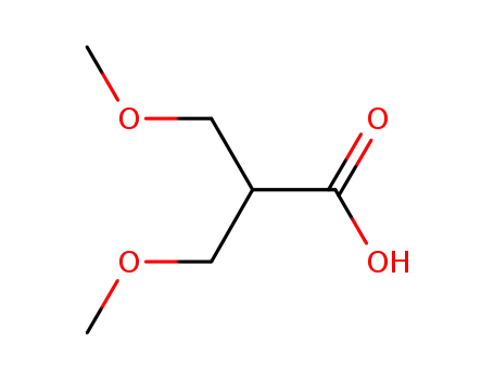 Molecular Structure of 934187-35-6 (3-Methoxy-2-(MethoxyMethyl)propanoic acid)
