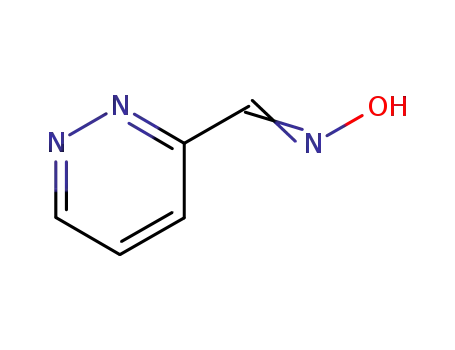 Molecular Structure of 52348-44-4 (pyridazine-3-carbaldehyde oxime)