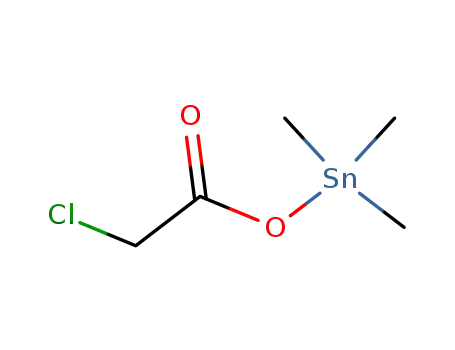 Molecular Structure of 15239-22-2 (chloroacetic acid - trimethylstannanyl (1:1))