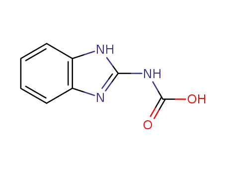 Molecular Structure of 18538-45-9 (Carbamic acid, 1H-benzimidazol-2-yl- (9CI))