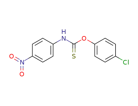 Molecular Structure of 17710-61-1 (N-(4-Nitrophenyl)thiocarbamic acid O-(4-chlorophenyl) ester)