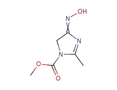 1H-Imidazole-1-carboxylic  acid,  4,5-dihydro-4-(hydroxyimino)-2-methyl-,  methyl  ester