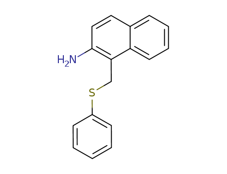 1-(phenylsulfanylmethyl)naphthalen-2-amine cas  93317-10-3