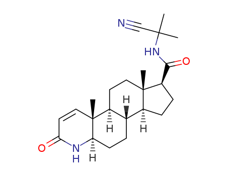 1H-Indeno[5,4-f]quinoline-7-carboxamide,N-(1-cyano-1-methylethyl)-2,4a,4b,5,6,6a,7,8,9,9a,9b,10,11,11a-tetradecahydro-4a,6a-dimethyl-2-oxo-,(4aR,4bS,6aS,7S,9aS,9bS,11aR)-