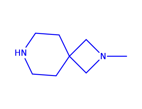 Molecular Structure of 933689-90-8 (2,7-Diazaspiro[3.5]nonane, 2-Methyl-)