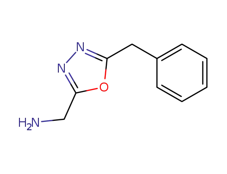 Molecular Structure of 933756-55-9 ((5-Benzyl-1,3,4-oxadiazol-2-yl)methanamine)