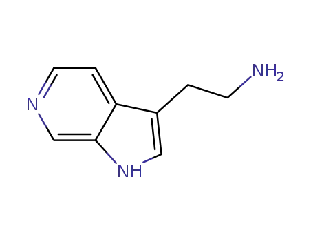 Molecular Structure of 933736-82-4 (1H-Pyrrolo[2,3-c]pyridine-3-ethanamine)