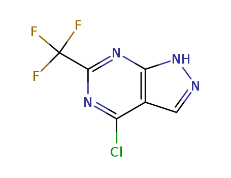 1H-Pyrazolo[3,4-d]pyrimidine, 4-chloro-6-(trifluoromethyl)-