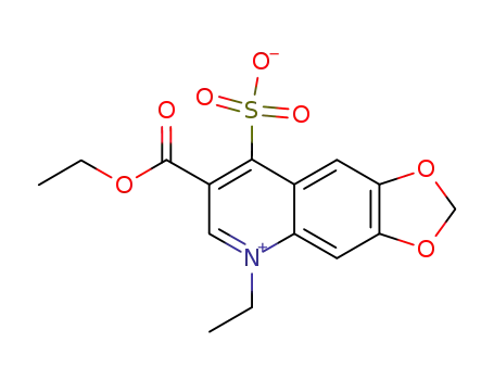 7-ethoxycarbonyl-5-ethyl-8-sulfo-[1,3]dioxolo[4,5-<i>g</i>]quinolinium betaine