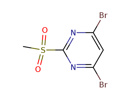 4,6-Dibromo-2-(methylsulfonyl)pyrimidine 