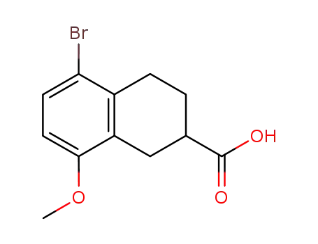 5-bromo-8-methoxy-1,2,3,4-tetrahydronaphthalene-2-carboxylic acid