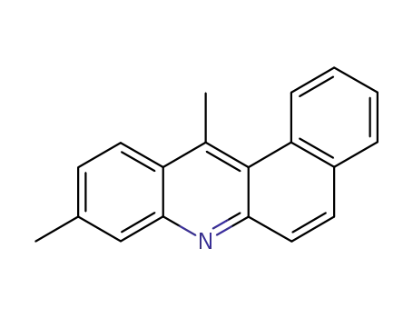 Molecular Structure of 17401-48-8 (9,12-dimethylbenzo[a]acridine)
