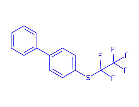 Molecular Structure of 933673-37-1 (4-PENTAFLUOROETHYLSULFANYL-BIPHENYL)
