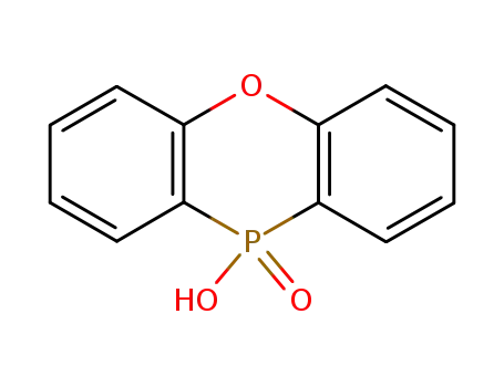 Molecular Structure of 15042-79-2 (10H-phenoxaphosphinin-10-ol 10-oxide)