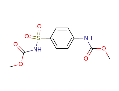 Molecular Structure of 1773-37-1 (methyl N-[4-(methoxycarbonylamino)phenyl]sulfonylcarbamate)