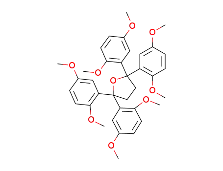 2,2,5,5-Tetrakis-(2,5-dimethoxy-phenyl)-tetrahydro-furan