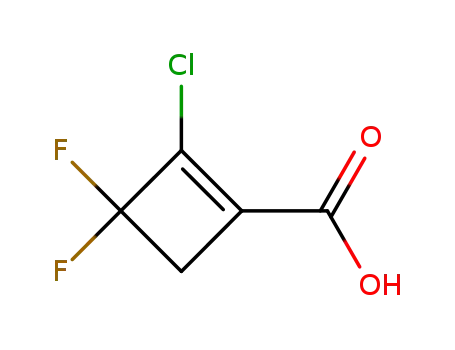 2-chloro-3,3-difluorocyclobut-1-ene carboxylic acid