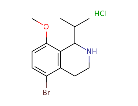 5-Bromo-1-isopropyl-8-methoxy-1,2,3,4-tetrahydroisoquinoline hydrochloride