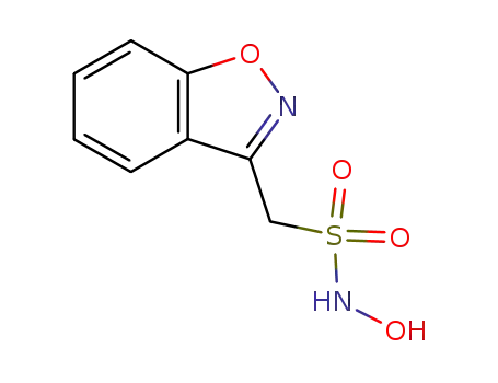Molecular Structure of 68357-44-8 (1-(1,2-benzoxazol-3-yl)-N-hydroxymethanesulfonamide)
