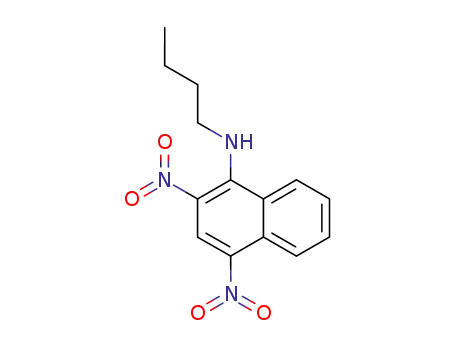 Molecular Structure of 124855-05-6 (1-Naphthalenamine, N-butyl-2,4-dinitro-)