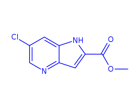 methyl 6-chloro-1H-pyrrolo[3,2-b]pyridine-2-carboxylate