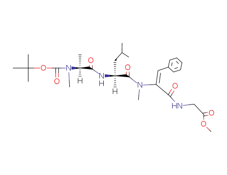 Methyl-N-Boc-N-methyl-L-Ala-L-Leu-N-methyl-(Z)-dehydroPhe-Glycinat